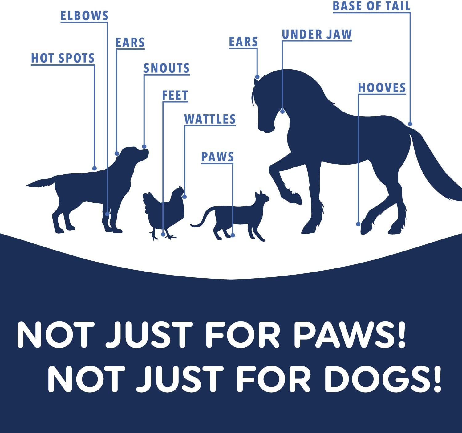 Dog Paw Wax 200 G (7Oz) - Moisturizing Dog Paw Balm That Creates an Invisible Barrier That Protects and Heals Dry Cracked Paws - All-Natural with Vitamin E and Food-Grade Ingredients