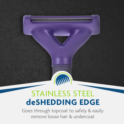 Deshedding Tool for Medium/Large Cats, Short Hair, Removes Loose Hair from Shedding