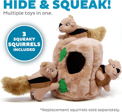 Hide a Squirrel Plush Dog Toy Puzzle, Large