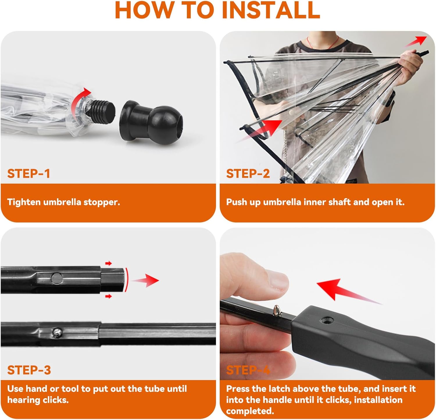 Small Dog Umbrella, 29" Width Clear Dogs Umbrella Waterproof Dog Raincoat with Leash for Outdoor Walking Rainy Days