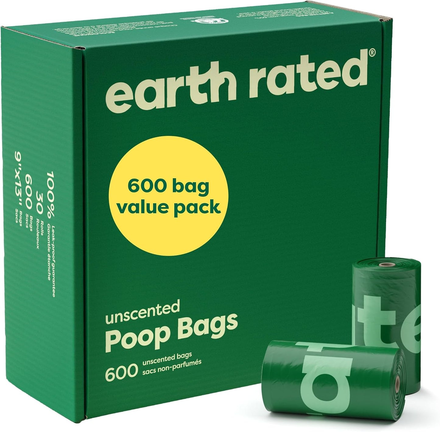 Poop Bags for Dogs, Guaranteed Leak Proof and Extra Thick Waste Bag Refill Rolls, Lavender Scented, 270 Bags